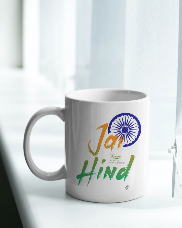 Jai Hind Superior Sublimation Printed Premium Ceramic Mug