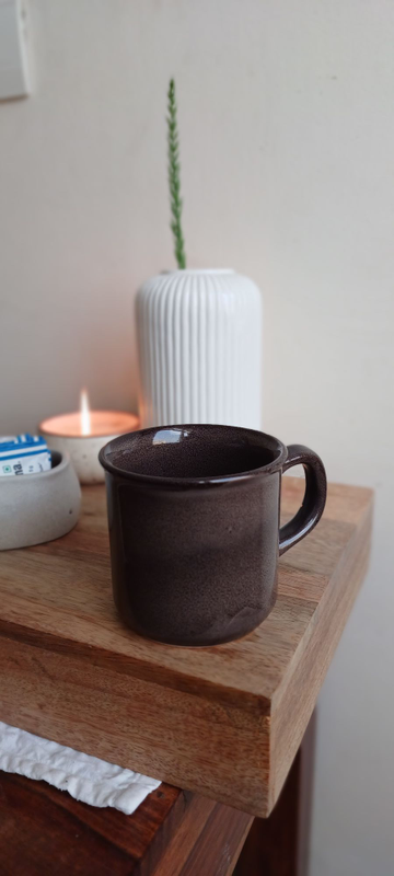 Handmade Ceramic Stoneware Campfire Mugs - Set Of 2